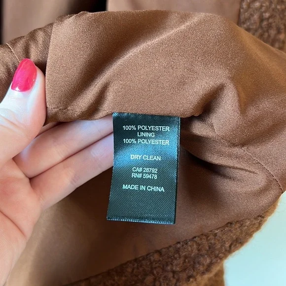 NWOT House of Harlow 1960 Rouland Teddy Trench Coat - Picture 7 of 7